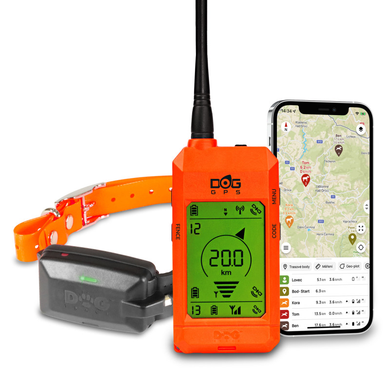 Dispozitiv de urmărire a câinilor scurți Dogtrace DOG GPS X30 Short