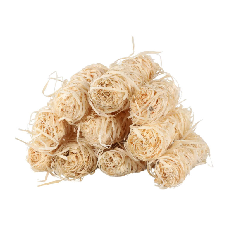 Suport ecologic pentru barieră de miros, role de vată de lemn, 10 buc.